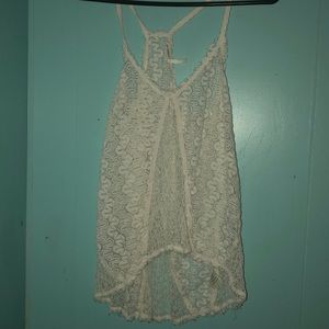 Lace tank top